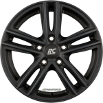 RC DESIGN - RC27 SCHWARZ KLAR MATT (SKM) 7X17 LK:5/100 ET:51 ML:57,1